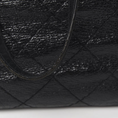 Chanel Glazed Calfskin Large On The Road Tote Black 17 of 17
