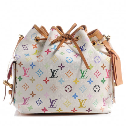 Louis Vuitton Monogram Multicolor Petit Noe White 1 of 8