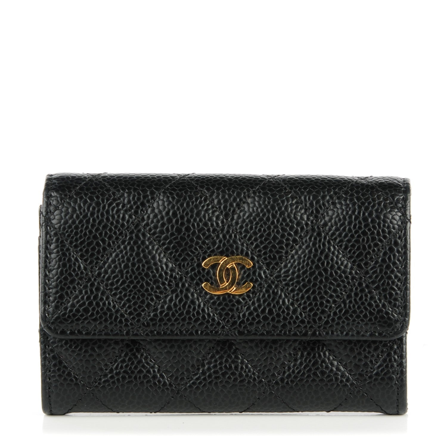Chanel Caviar Quilted Card Holder Black 1 of 8