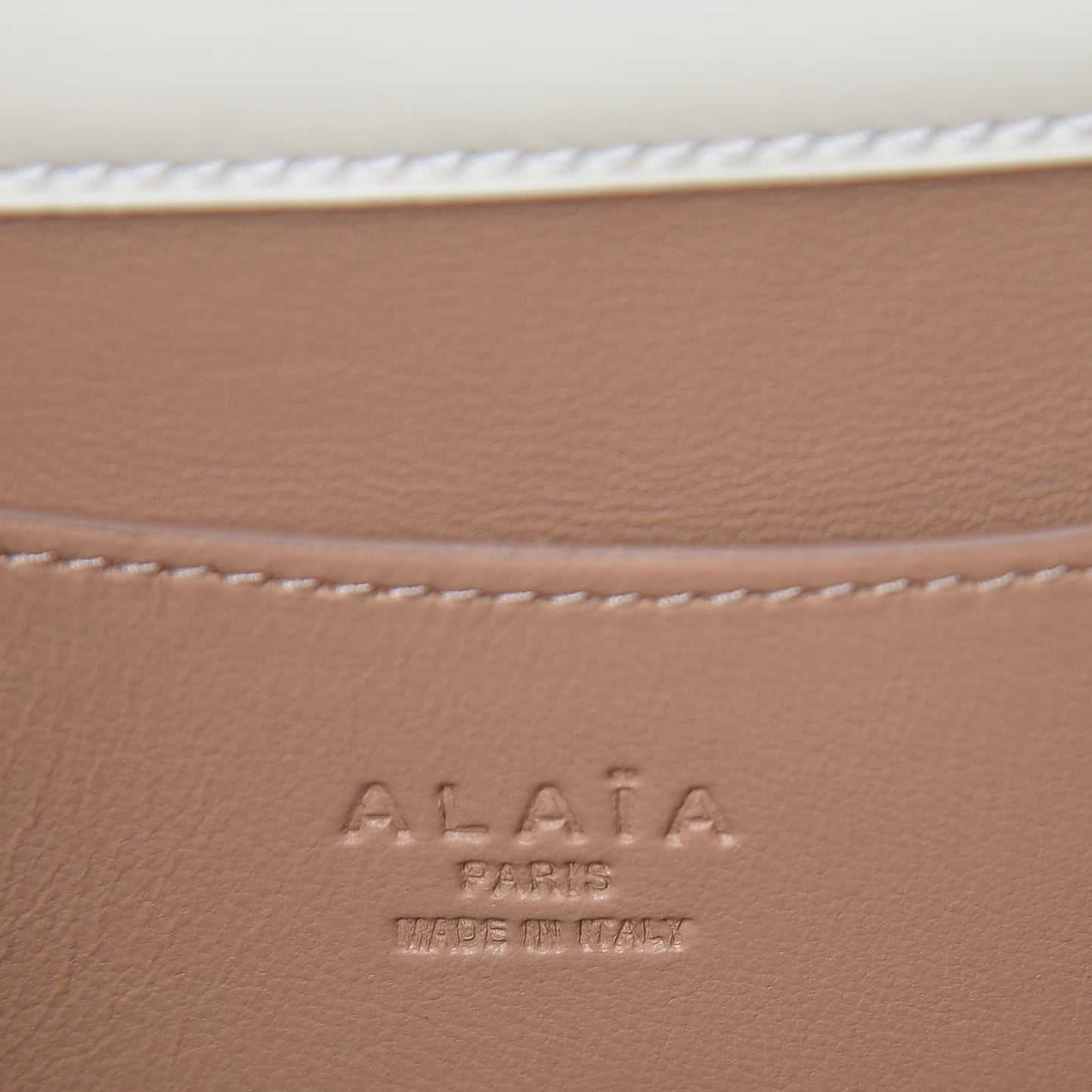 Calfskin Laser Cut Clutch White