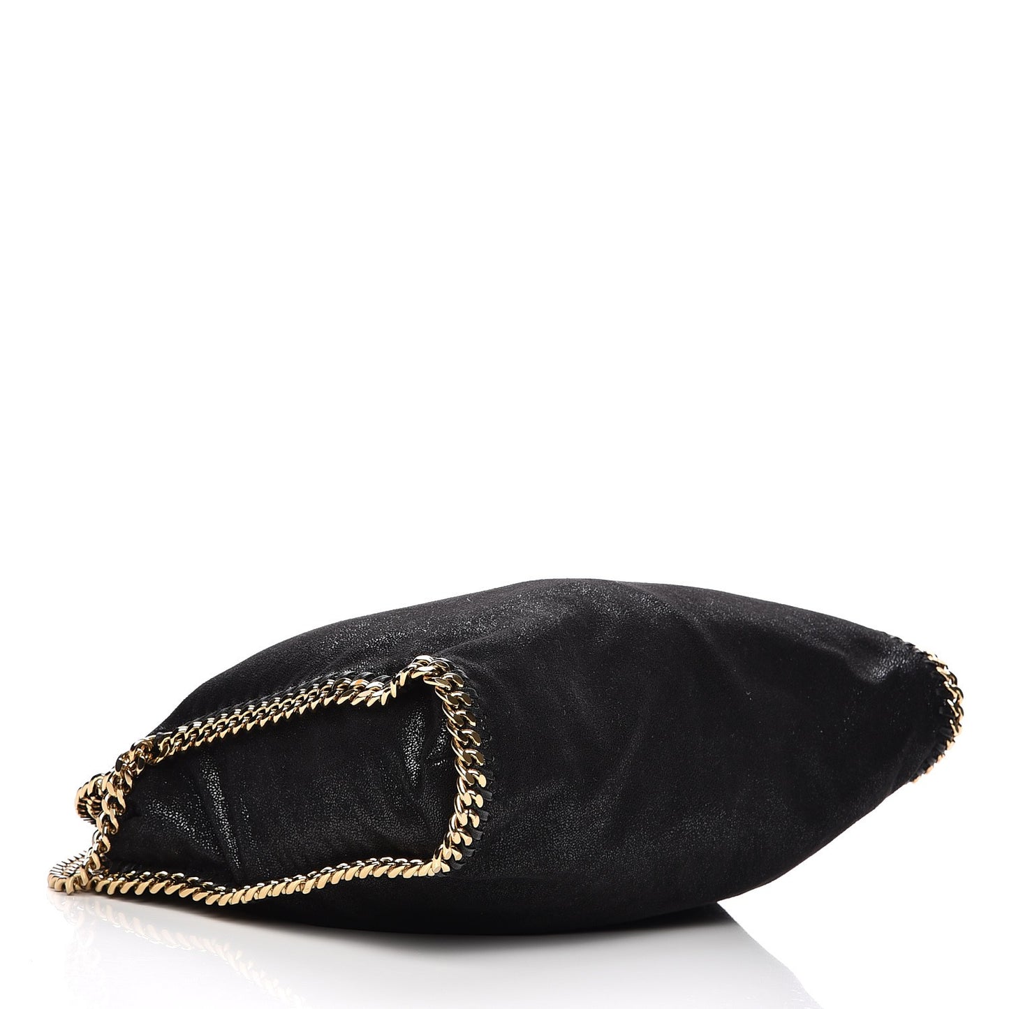 Shaggy Deer Falabella Fold Over Tote Black