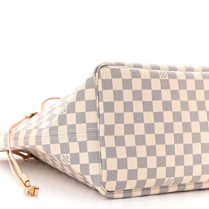 Louis Vuitton Damier Azur Neo Neverfull GM Rose Ballerine 9 of 10