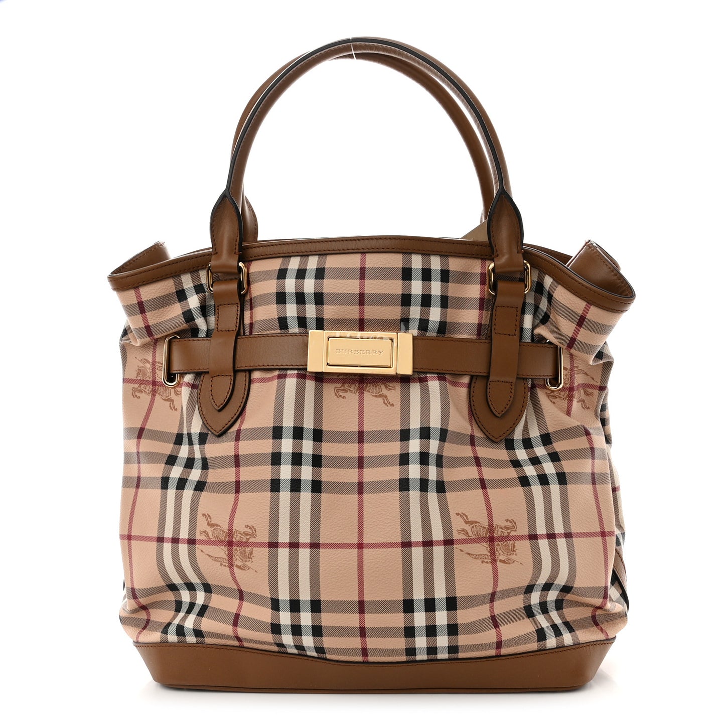 Haymarket Check Medium Golderton Tote Mid Camel