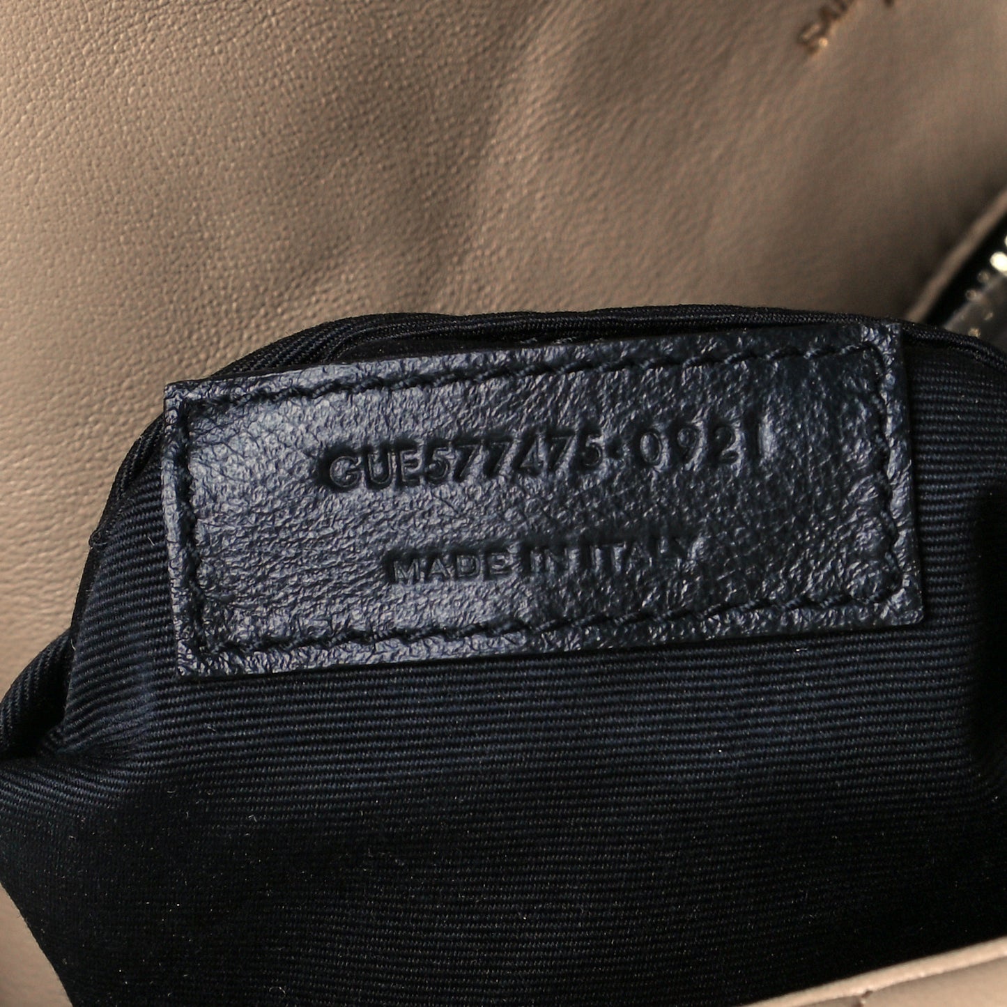 Lambskin Quilted Medium Loulou Puffer Monogram Chain Satchel Dark Beige