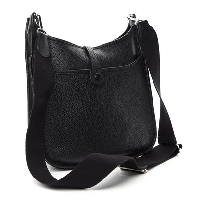 Hermes Taurillon Clemence Evelyne III PM Black 3 of 14