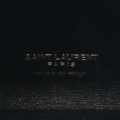 Saint Laurent Lambskin Pyramid Clutch Black 5 of 9