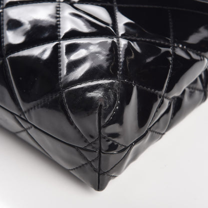 Chanel Vinyl Quilted In the Business Flap Bag Black 11 of 14