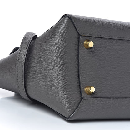 Celine Drummed Calfskin Small Belt Bag Grey 11 of 12