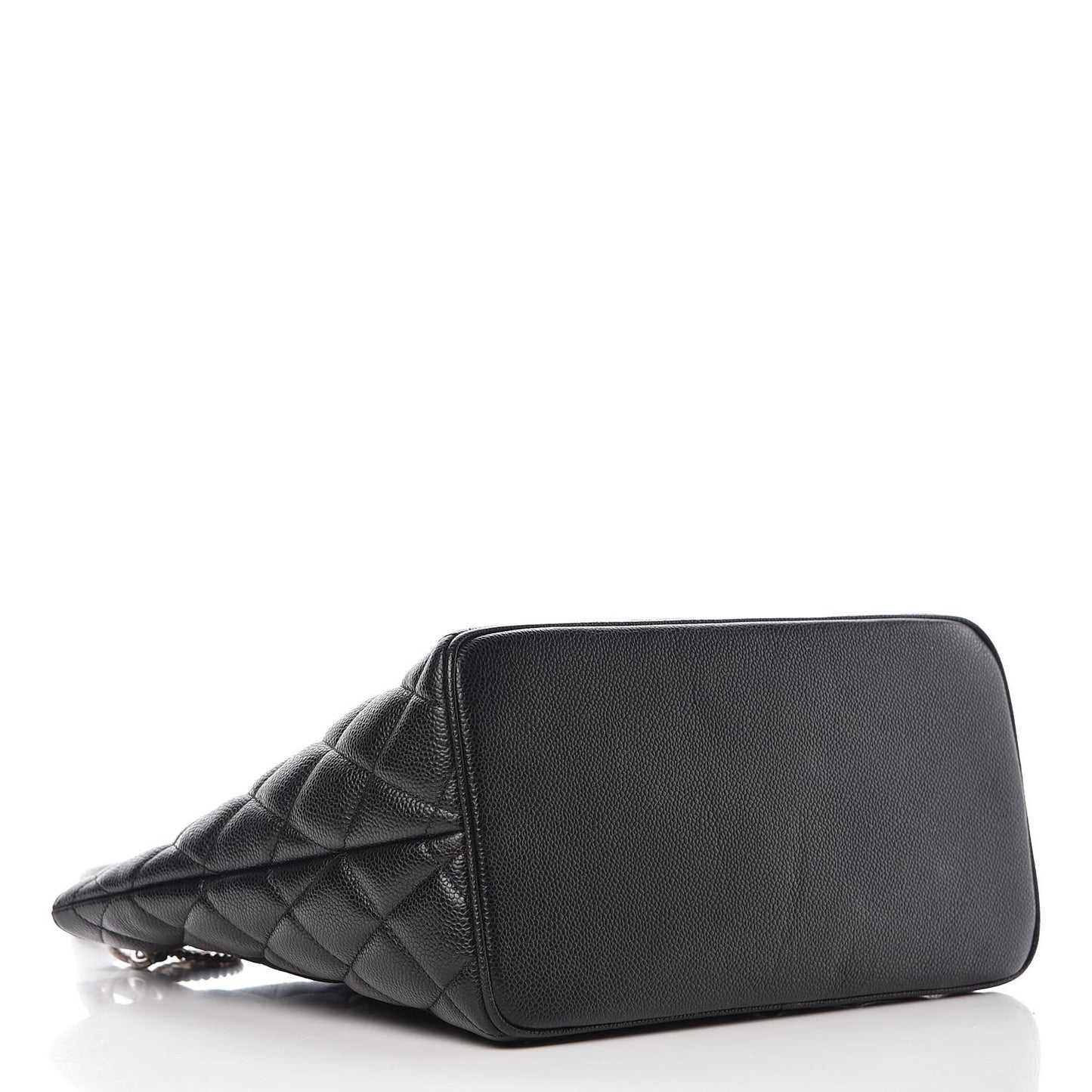 Caviar Quilted Medallion Tote Black