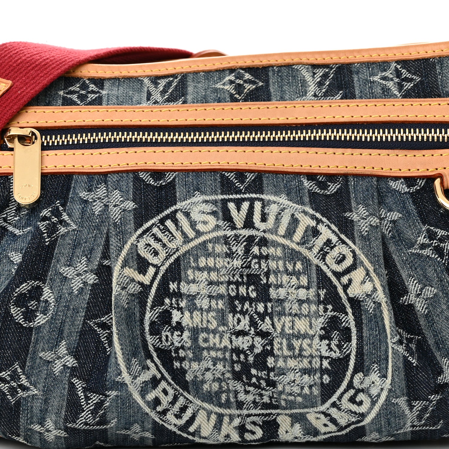 Louis Vuitton Denim Raye Porte Epaule MM 10 of 14