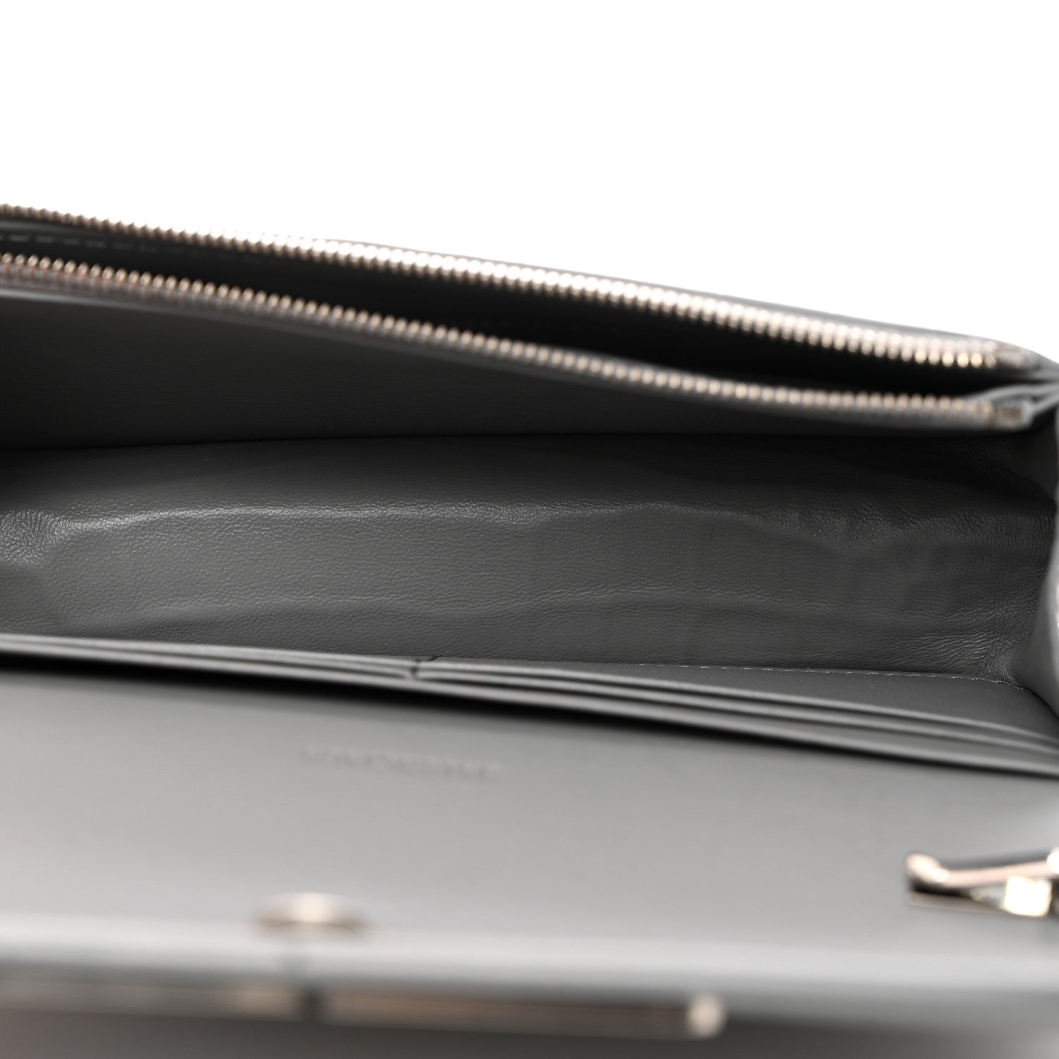 Balenciaga Extra Supple Calfskin Crocodile Embossed Gossip Chain Bag XS Grey 5 of 11