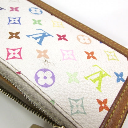 Louis Vuitton Monogram Multicolor Key Pouch White 6 of 8