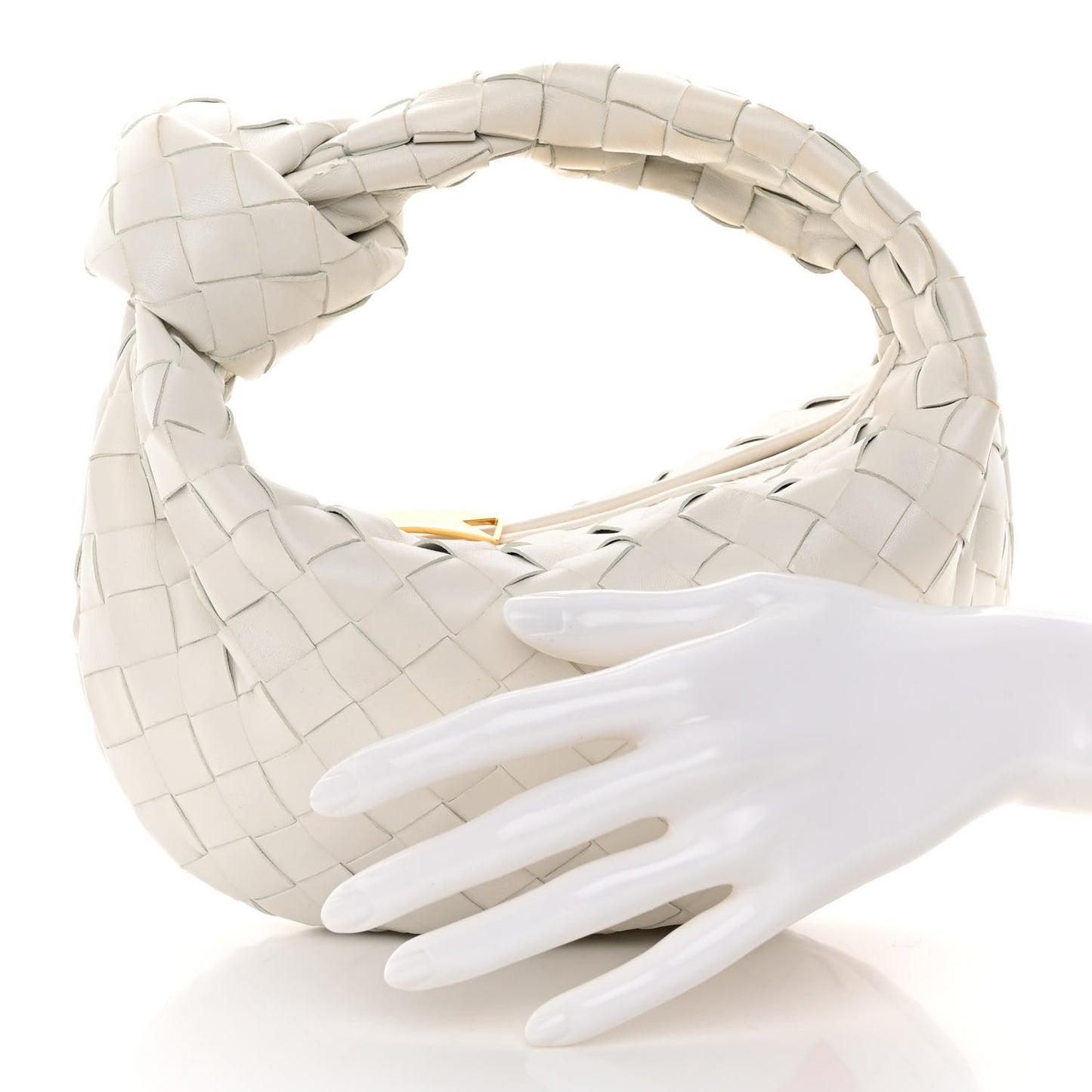 Nappa Intrecciato Mini Heart Jodie White