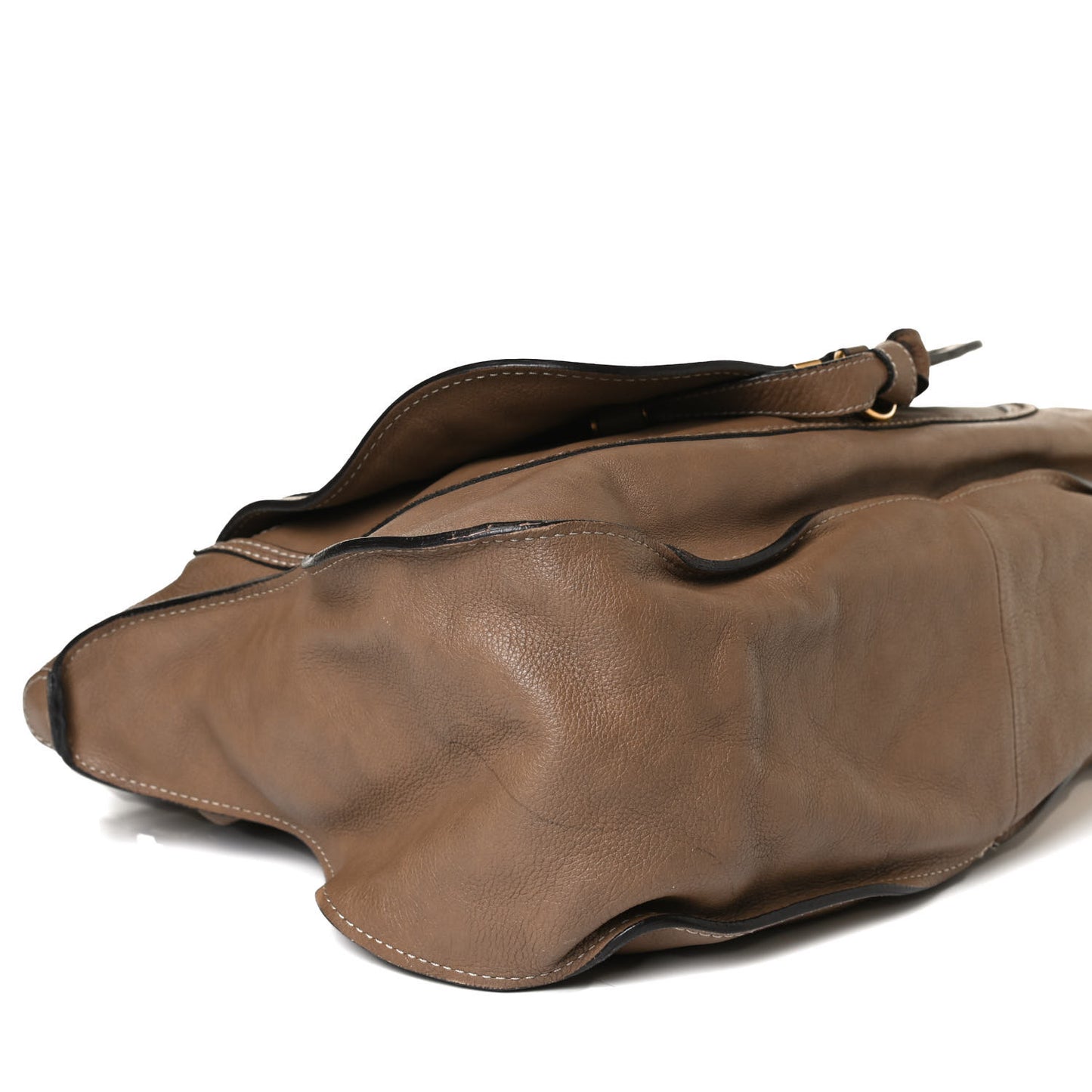 Calfskin Large Marcie Satchel Nut