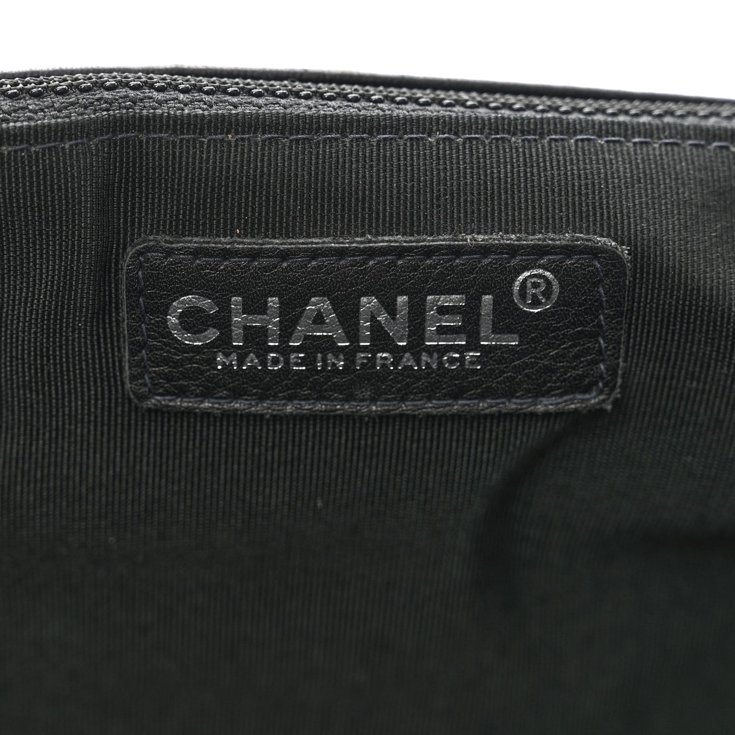 Lambskin Horizontal Quilt Jumbo Mademoiselle Flap Black