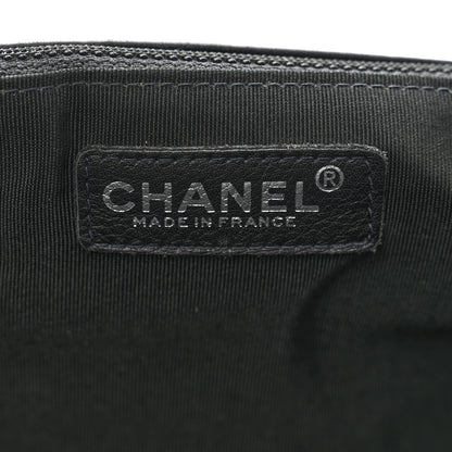 Chanel Lambskin Horizontal Quilt Jumbo Mademoiselle Flap Black 7 of 10