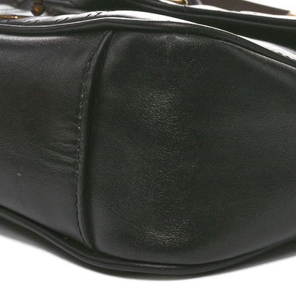 Gucci Calfskin Matelasse Small GG Marmont Shoulder Bag Black 10 of 10