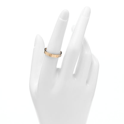 Cartier 18K Yellow Gold 3.5mm LOVE Wedding Band Ring 55 7.25 2 of 5