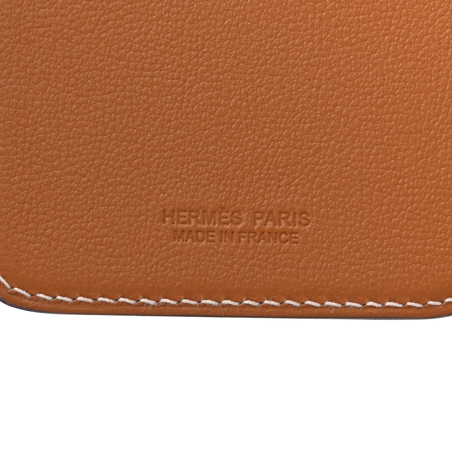 Hermes Swift Embroidered Walrus MagSafe Card Holder Gold 4 of 7