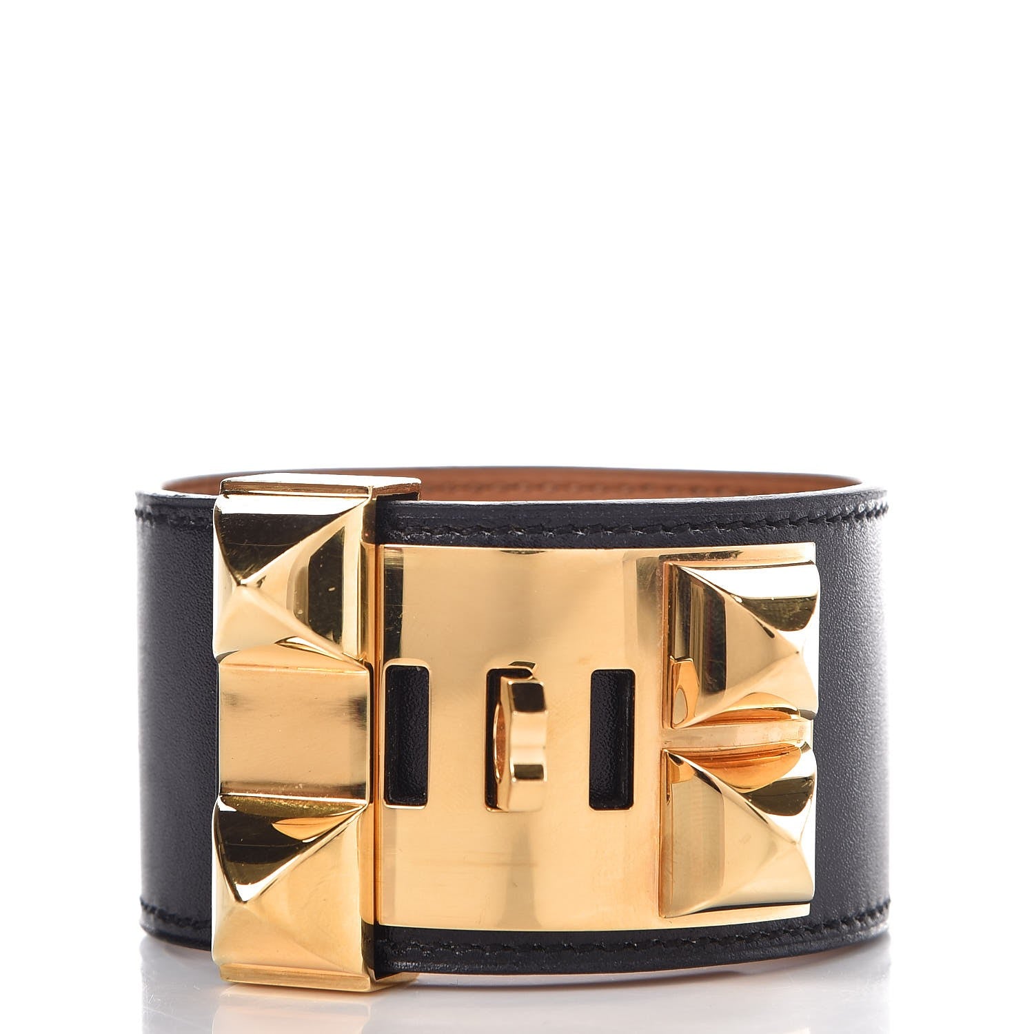 Hermes Box Collier De Chien CDC Bracelet L Black 4 of 10
