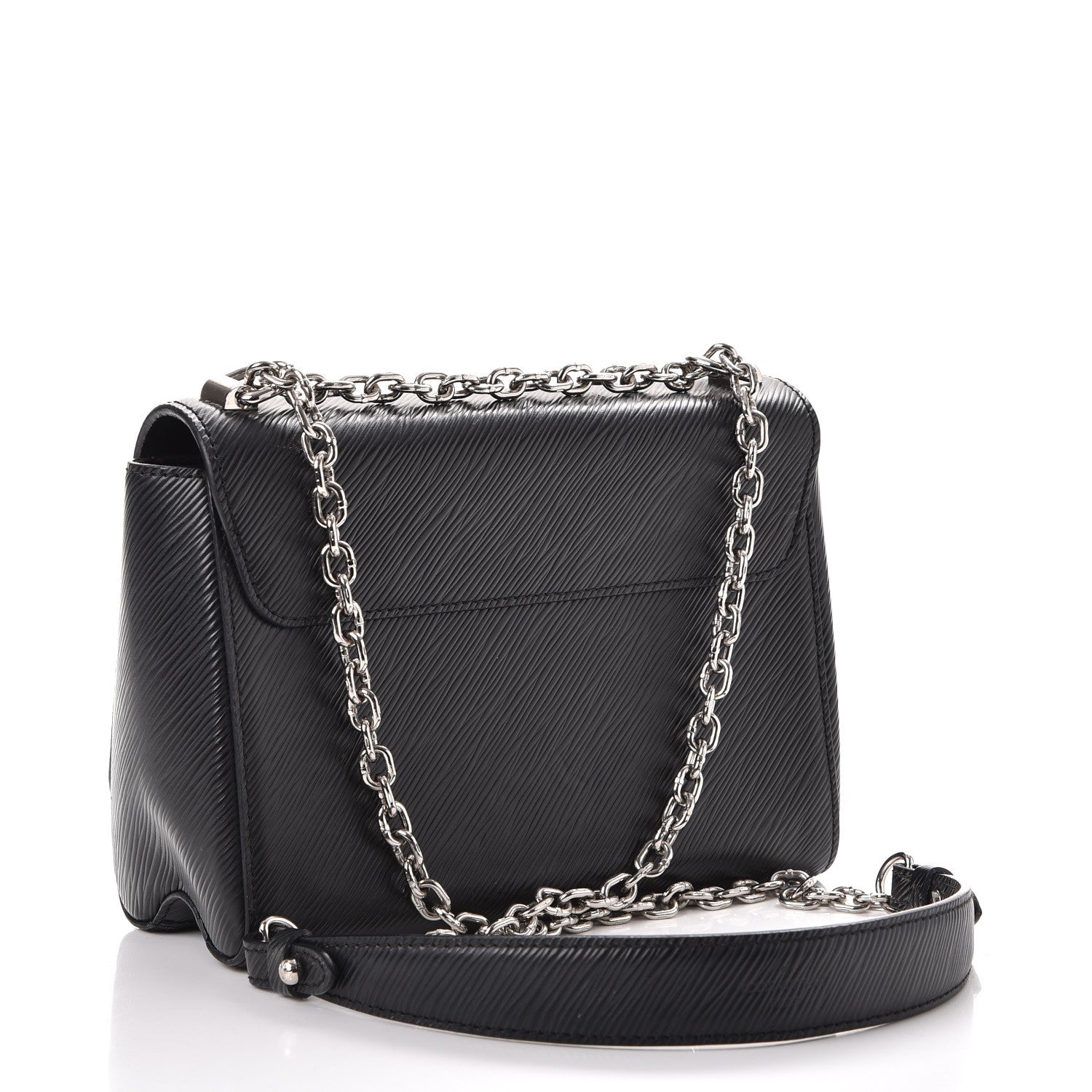 Louis Vuitton Epi Twist Shoulder Bag MM Black 3 of 9