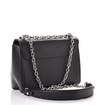 Louis Vuitton Epi Twist Shoulder Bag MM Black 3 of 9