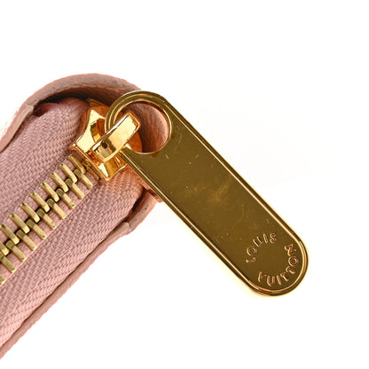 Louis Vuitton Damier Azur Zippy Wallet Rose Ballerine 9 of 9
