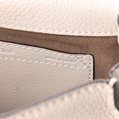 Chloe Calfskin Mini Marcie Round Crossbody Bag Dove 7 of 14