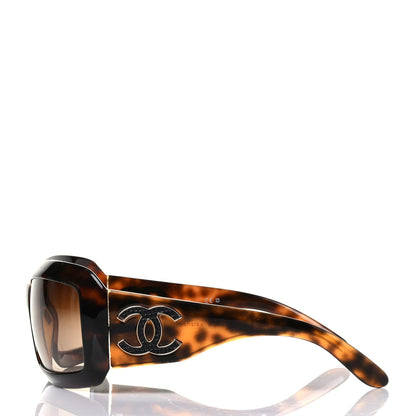 Chanel Oval Sunglasses 6022-Q Tortoise 3 of 5
