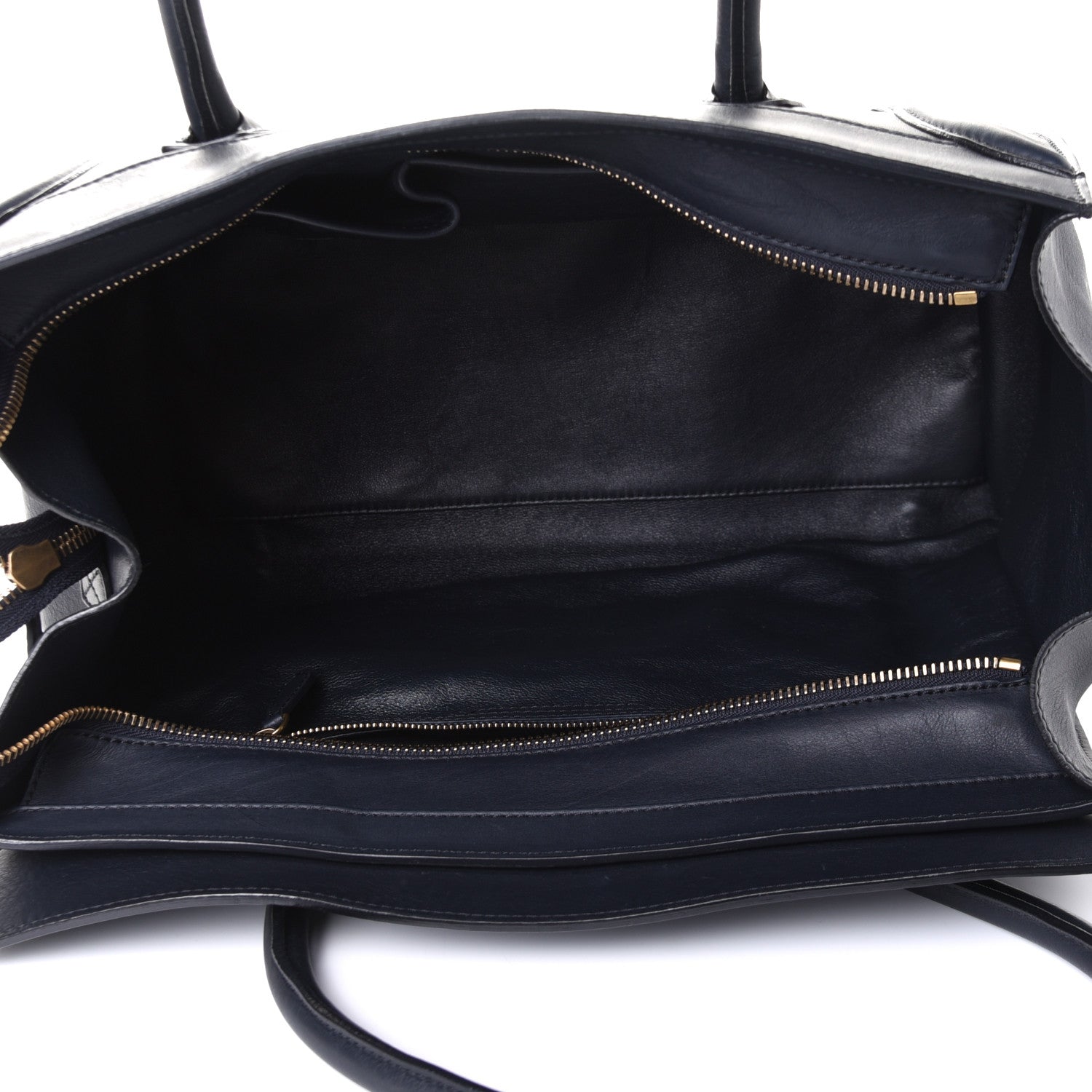 Celine Smooth Calfskin Shoulder Luggage Navy 4 of 4