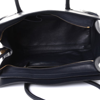 Celine Smooth Calfskin Shoulder Luggage Navy 4 of 4