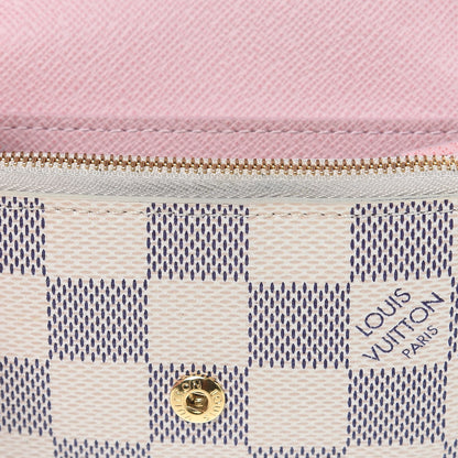 Louis Vuitton Damier Azur Rosalie Coin Purse Rose Ballerine 13 of 13