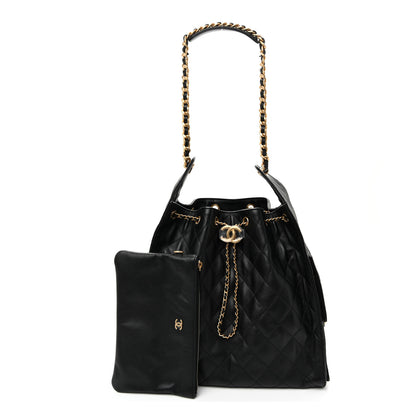 Chanel Caviar Quilted Medium Chanel 25 Handbag Black 2 of 12