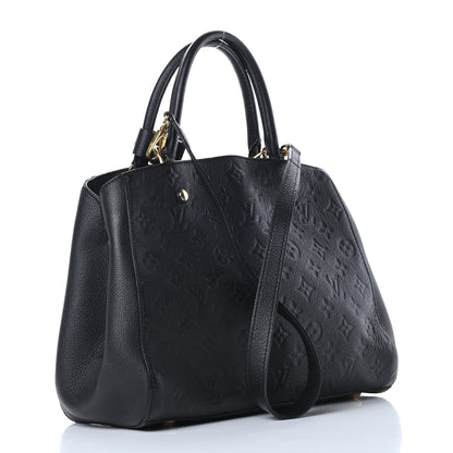 Louis Vuitton Empreinte Montaigne MM Black 3 of 14