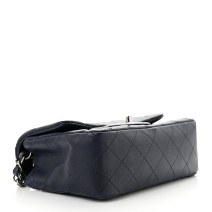 Chanel Lambskin Quilted Mini Rectangular Flap Dark Blue 4 of 11
