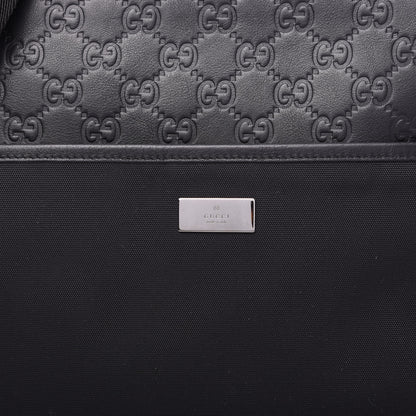 Gucci Guccissima Nylon Messenger Bag Black 10 of 10