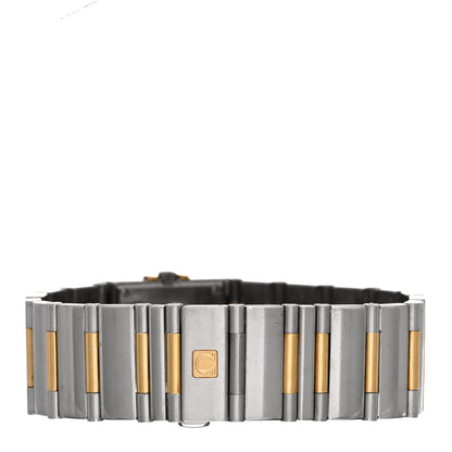 Omega Stainless Steel 18K Yellow Gold Diamond Bezel Mother of Pearl 19mm Constellation Quartz Watch 1335.76.00 3 of 4