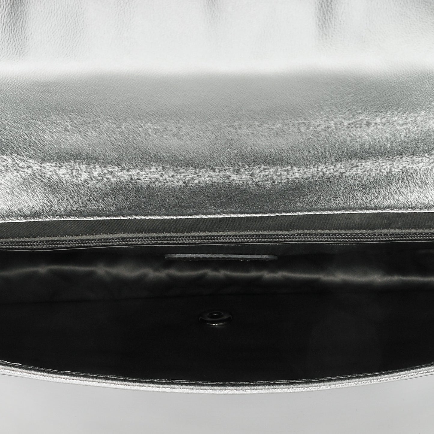 Vinyl Large Ice Cube Flap Silver