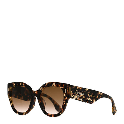 Fendi Acetate FF 53mm Sunglasses 0452/F/S Tortoise 1 of 7