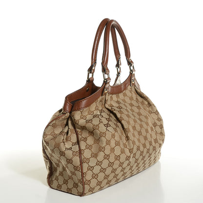 Gucci Monogram Medium Sukey Tote Brown 3 of 9