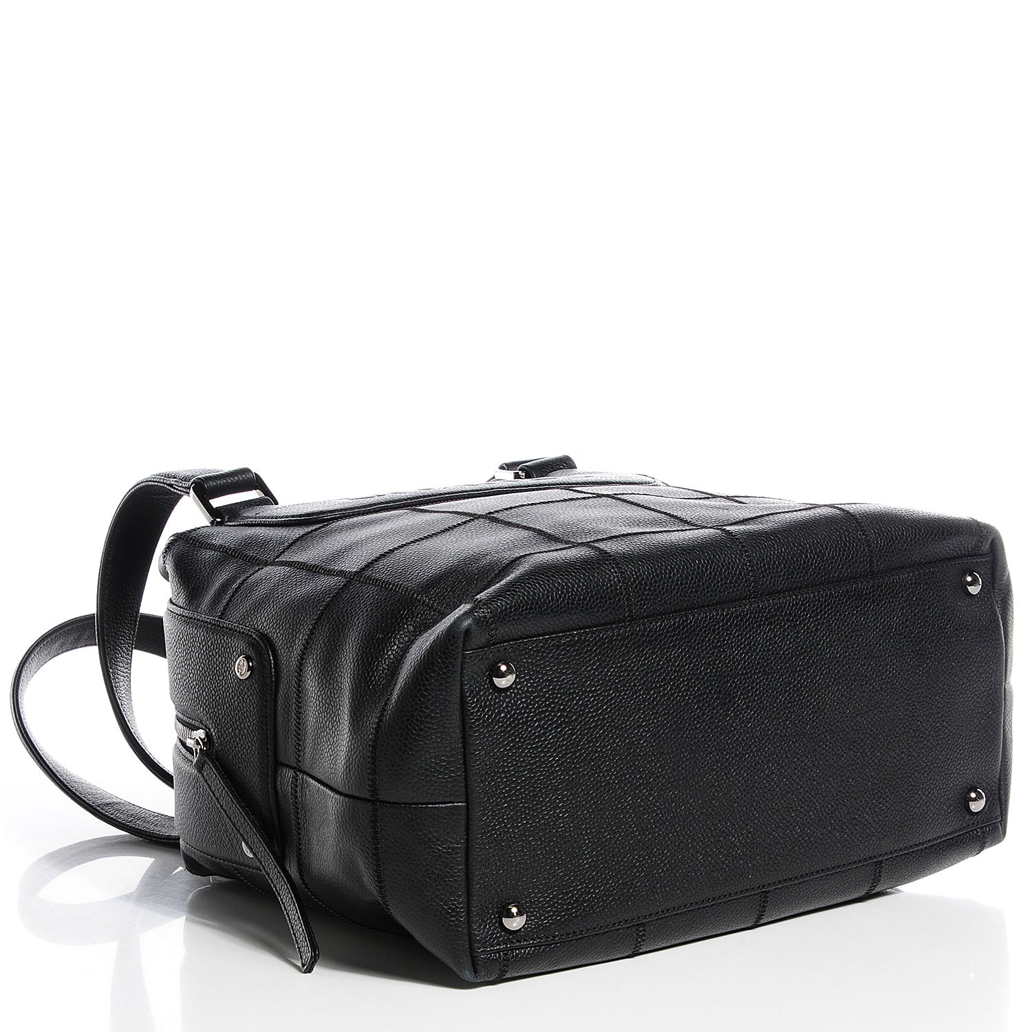 Chanel Caviar Square Stitched Large Tote Black 4 of 7