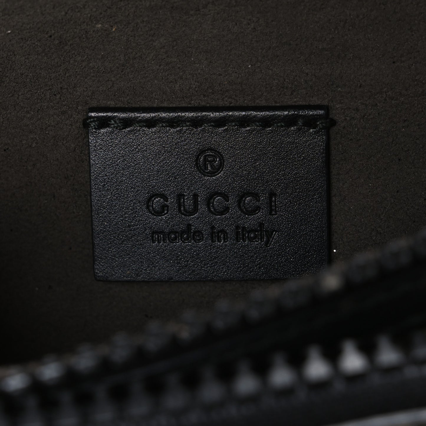 GG Supreme Monogram Belt Bag Black