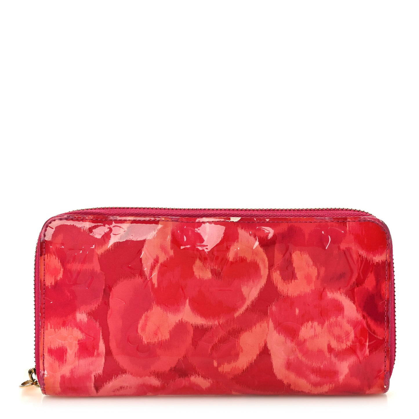 Vernis Ikat Zippy Wallet Rose Indien