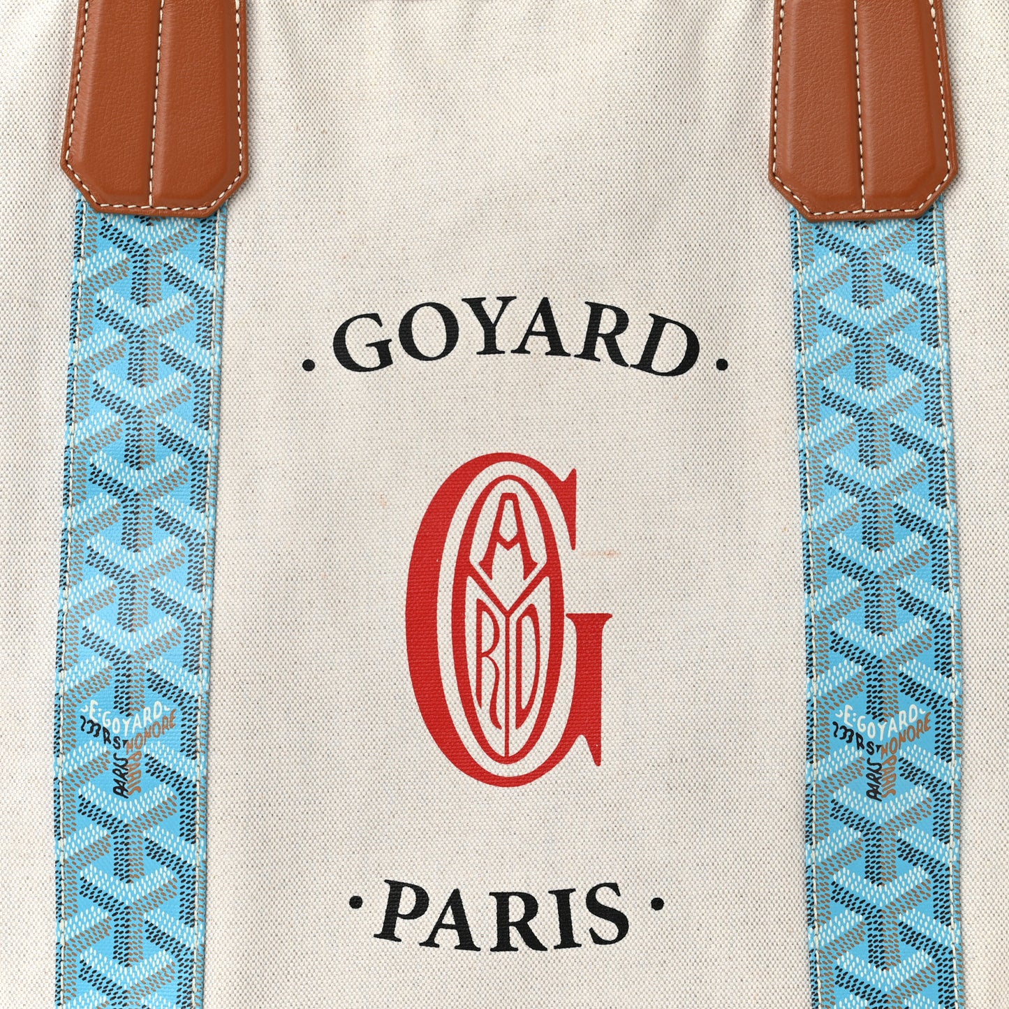 Goyardine Reversible Belharra Light Blue