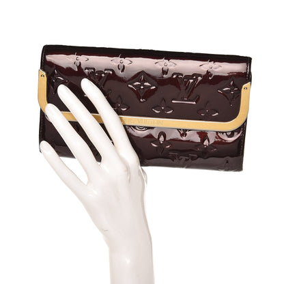 Louis Vuitton Vernis Rossmore Wallet Amarante 2 of 10