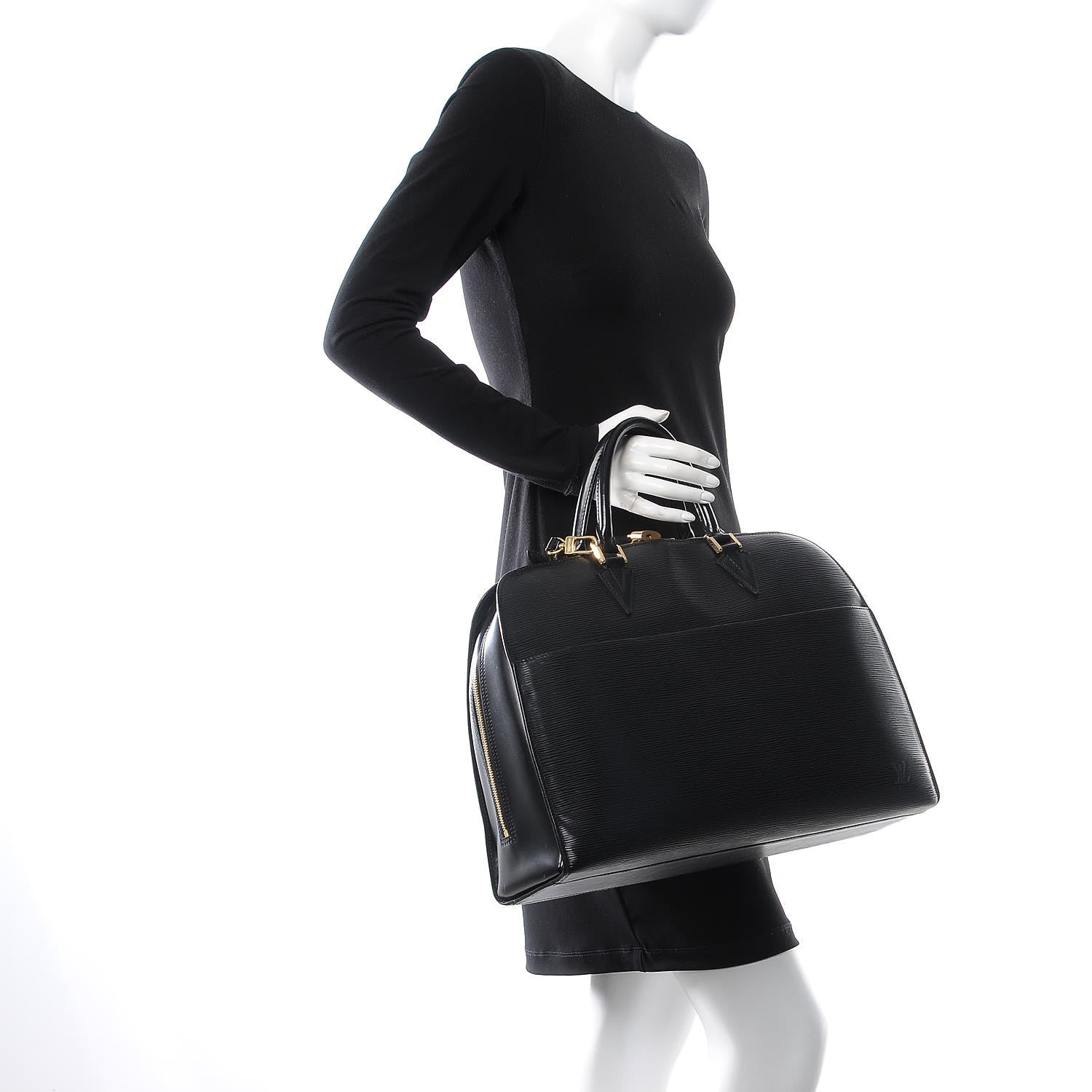 Louis Vuitton Epi Sorbonne Briefcase Black 3 of 14