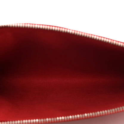 Louis Vuitton Epi Pochette Accessories Castillan Red 5 of 10
