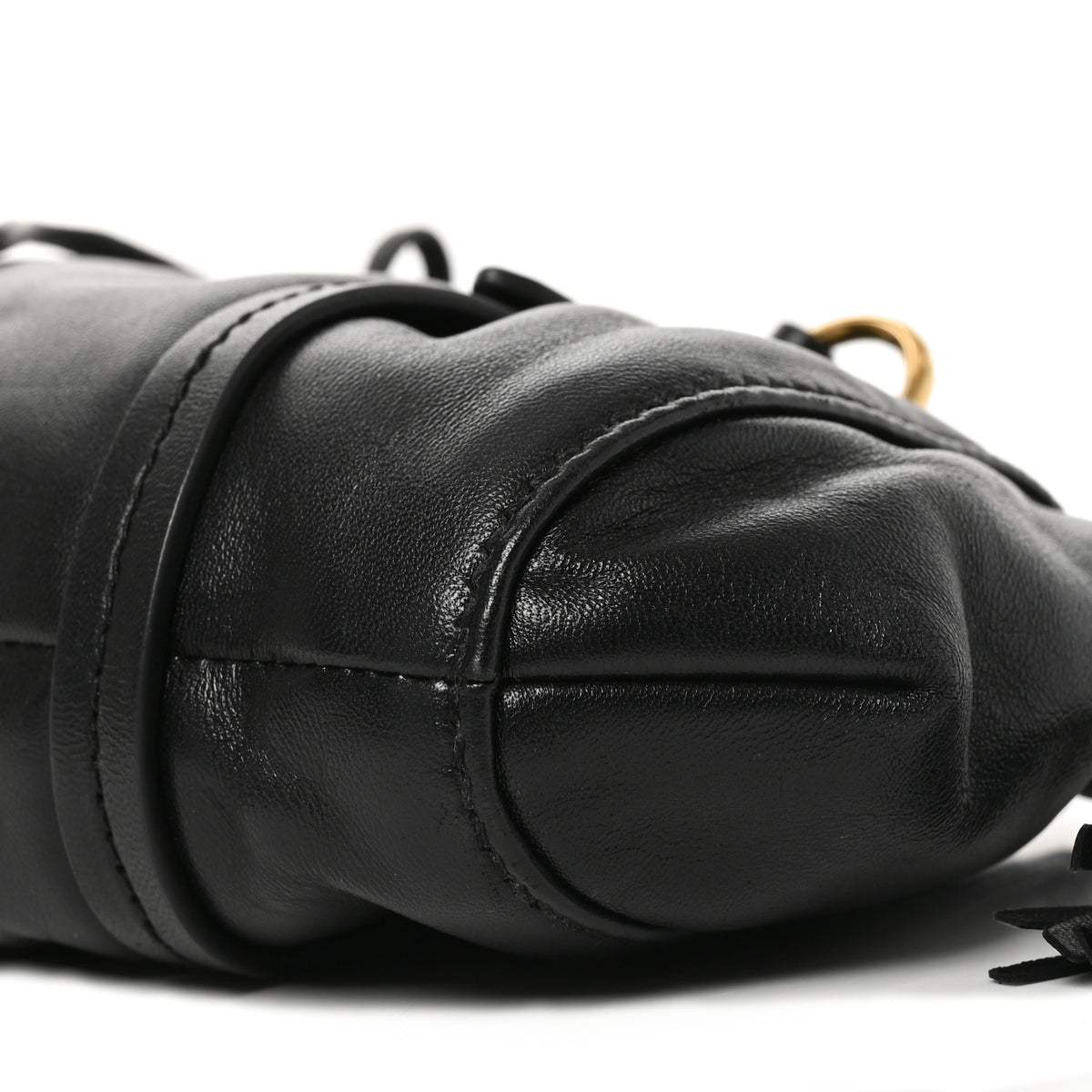 Miu Miu Nappa Mini Joie Shoulder Bag Black 9 of 9