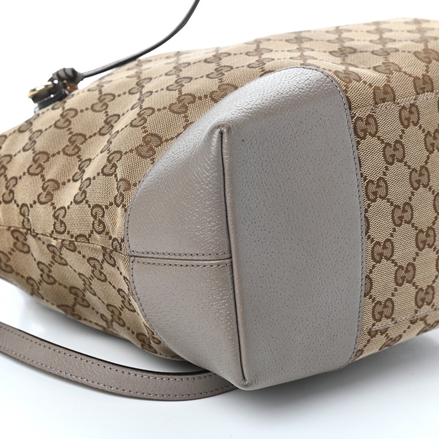 Gucci Monogram Medium Bree Foldover Tote Beige 8 of 9