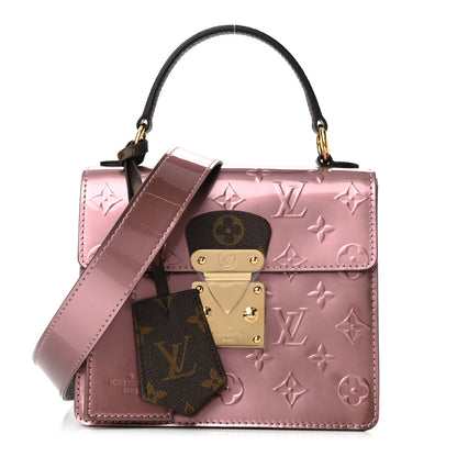 Louis Vuitton Vernis Monogram Spring Street Rose Pale Metallise 1 of 10